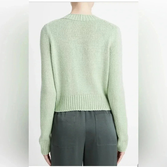 NWT VINCE Women's Wool-Cashmere Blend Long Sleeve Crew Neck Sweater XS - Picture 6 of 8